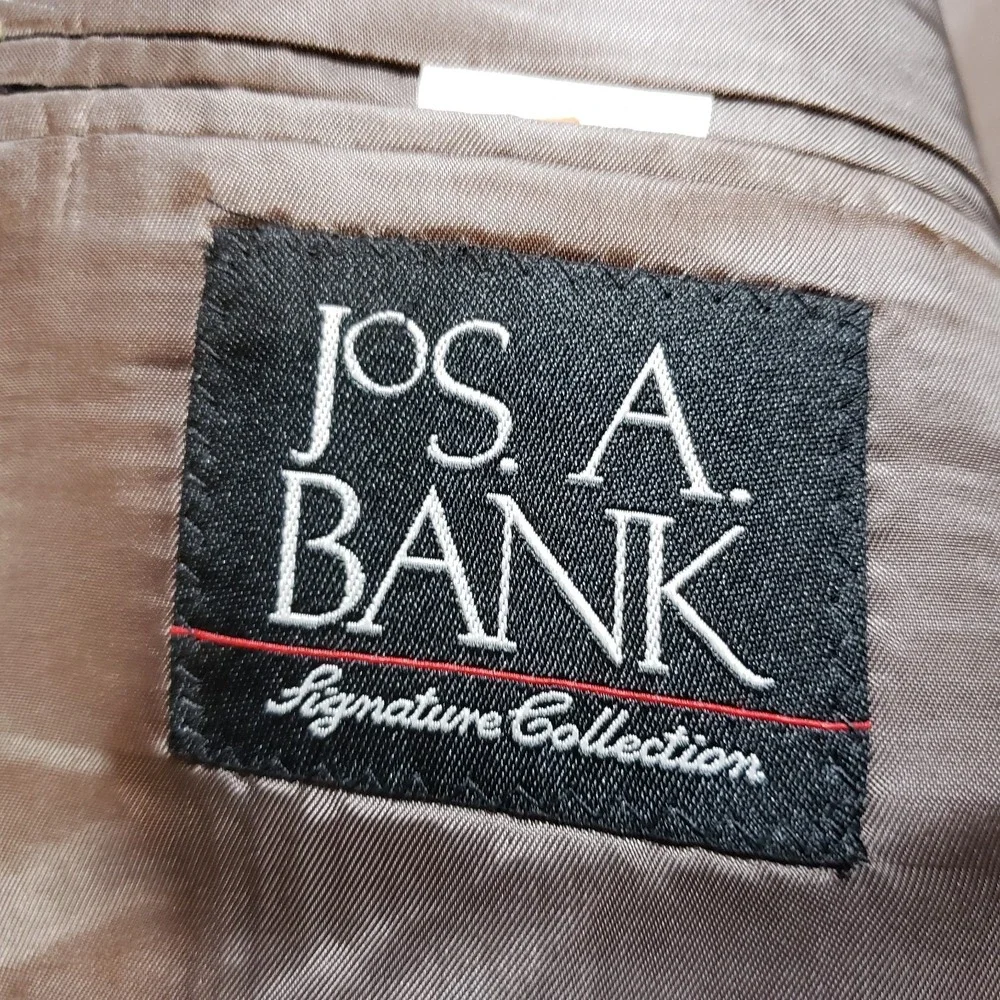 Jos A Bank 44R Silk Camel Hair‎ Blazer Sportcoat Suit Jacket Tan Herringbone